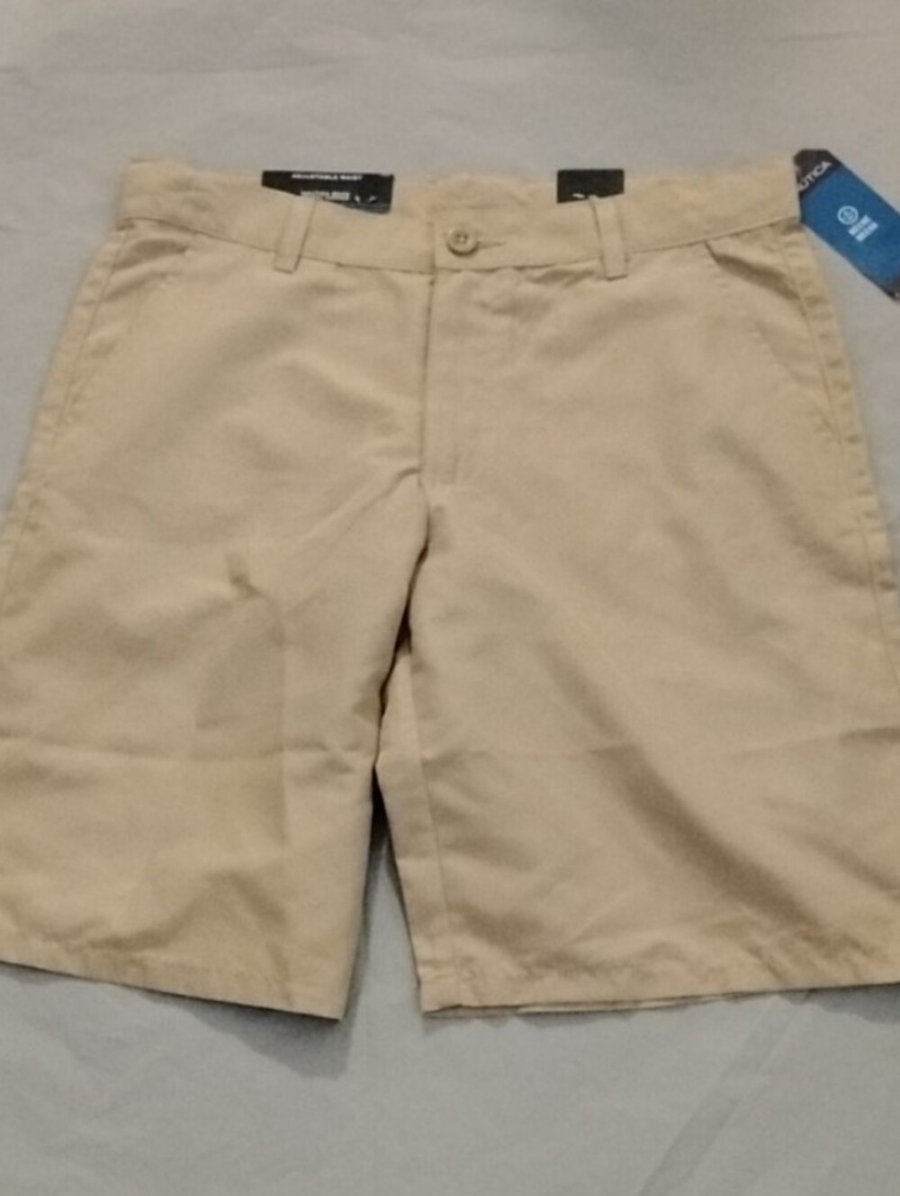 Nautica Boys Shorts Size 16 flat front, adjustable waist new with tags